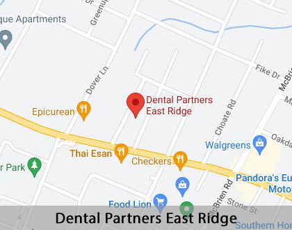 Map image for What Should I Do If I Chip My Tooth in Chattanooga, TN
